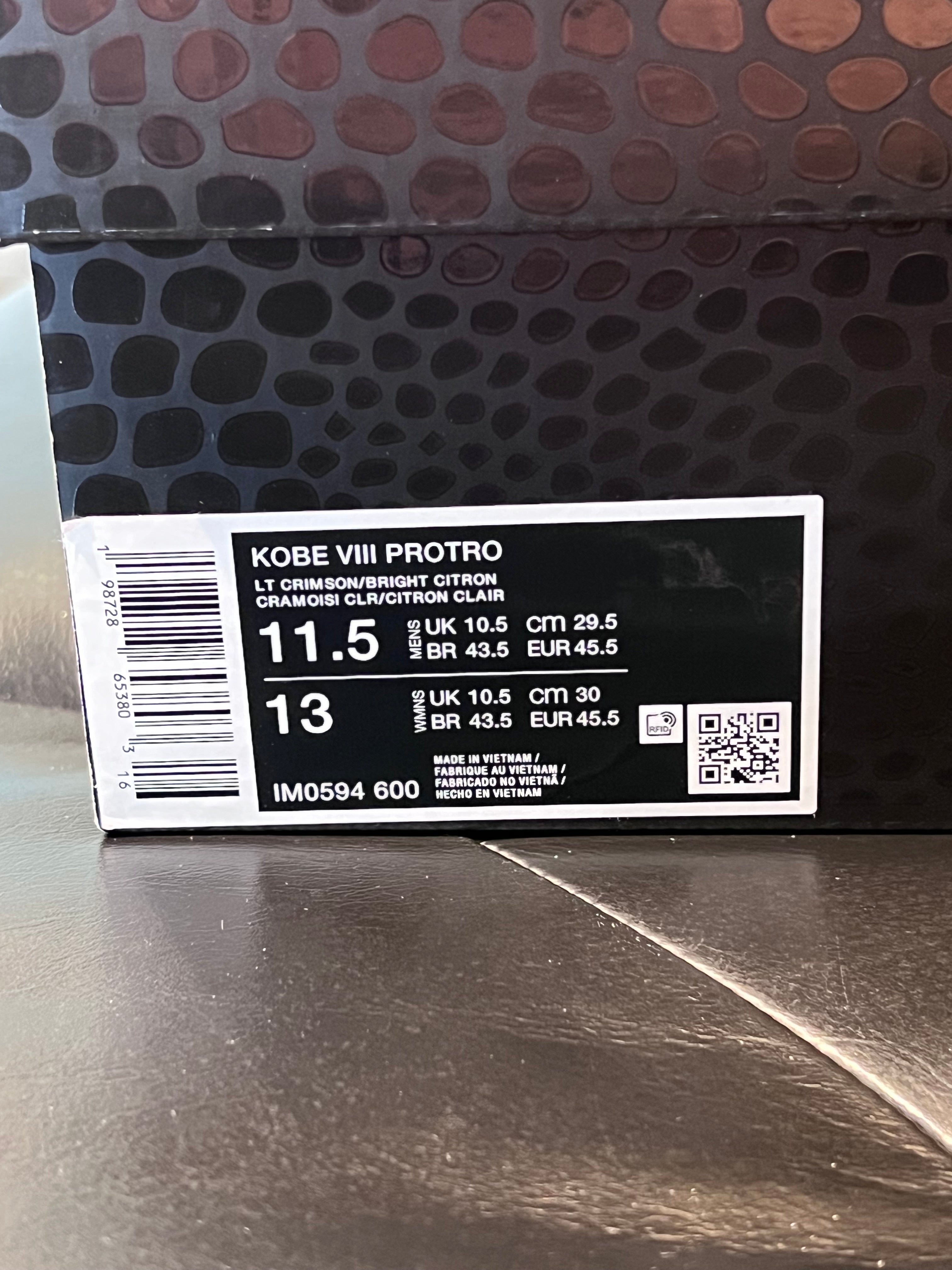 Nike Kobe 8 Year of the Horse Size 11.5 Men’s Shoes