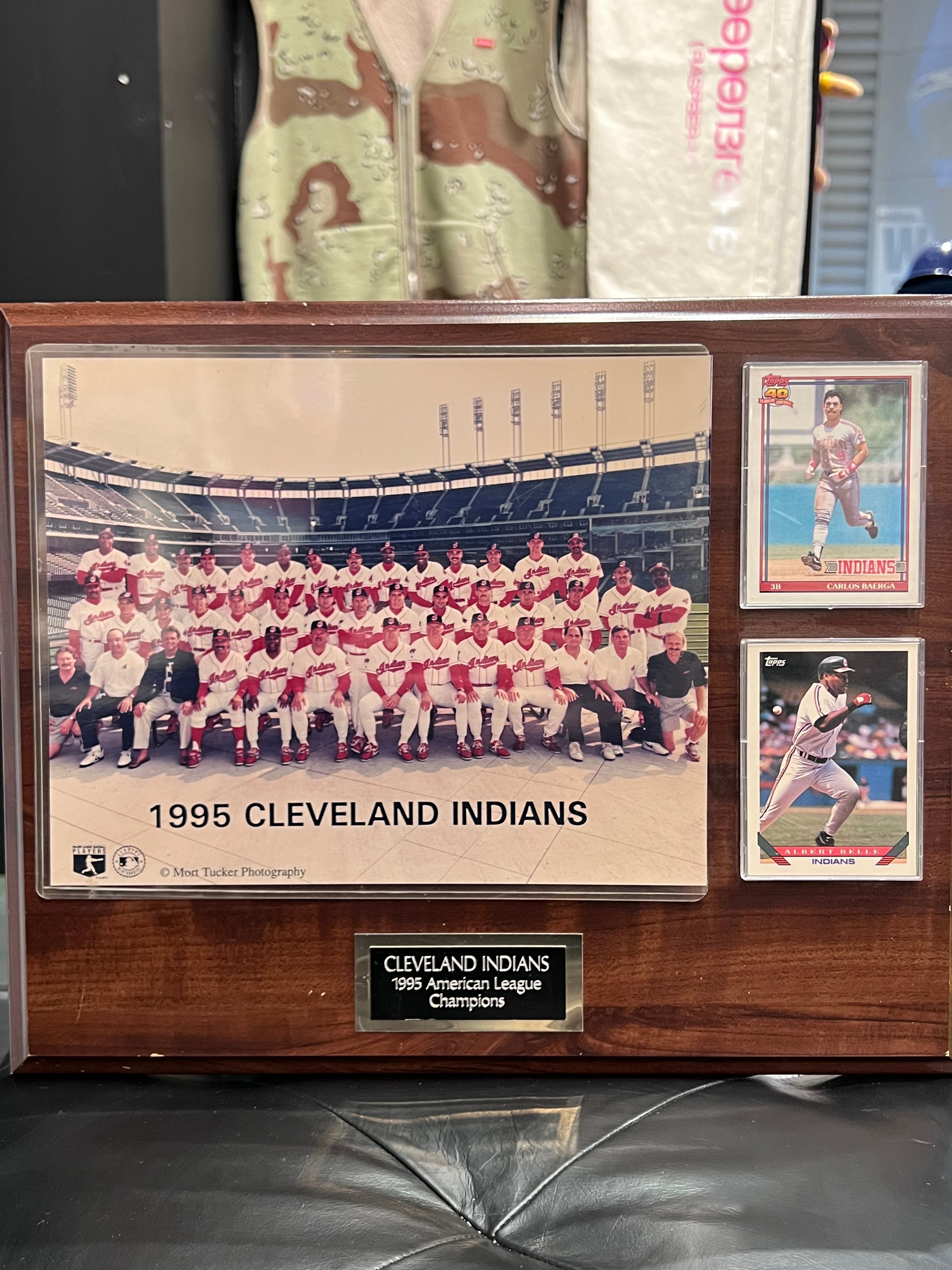 1995 Cleveland Indians Plaque