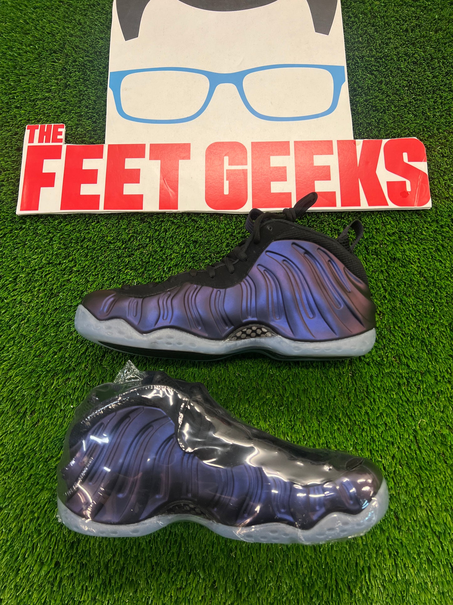 Men’s Nike Foamposite Pro Eggplant Size 10 Shoes Brand New