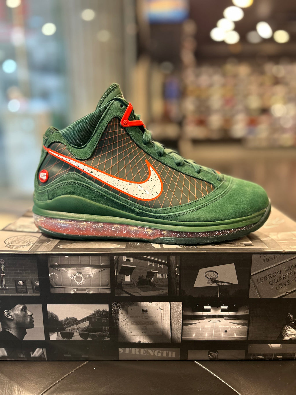 Nike LeBron 7 FAMU Gorge Green Size 8.5 Men’s Shoes