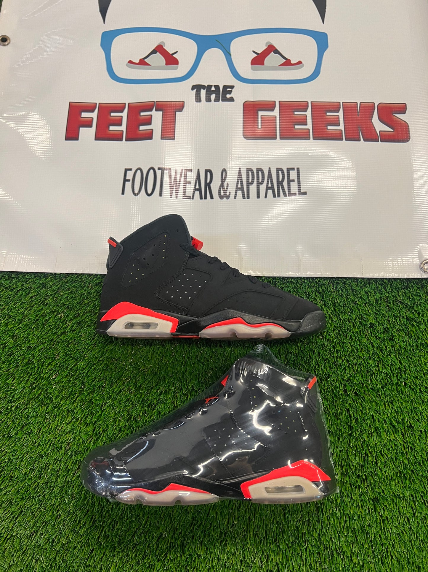 Gradeschool Air Jordan 6 Infrared Size 6.5y Shoes Brand New