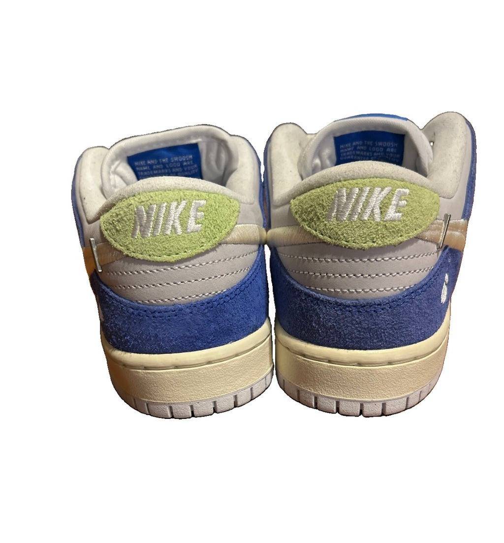Nike SB Dunk Low Pro Fly Streetwear Gardenia DQ5130-400 Size 8 New No Box Game Royal Blue Sail