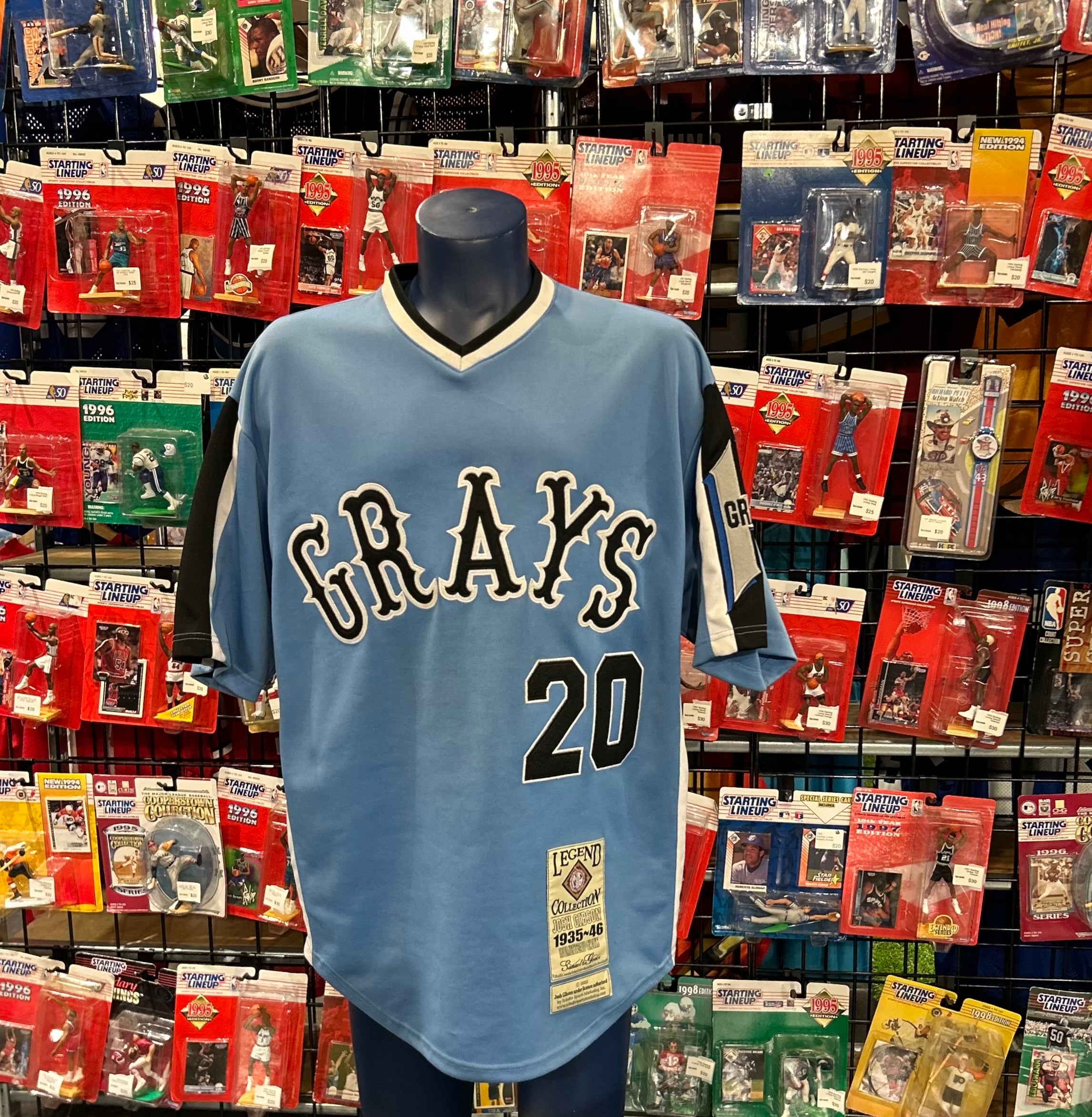Negro League Baseball Legend Collection Josh Gibson Homestead Greys Jersey Size XL