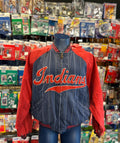 Vintage Mirage Cooperstown Cleveland Indians Distressed Jacket Size Large