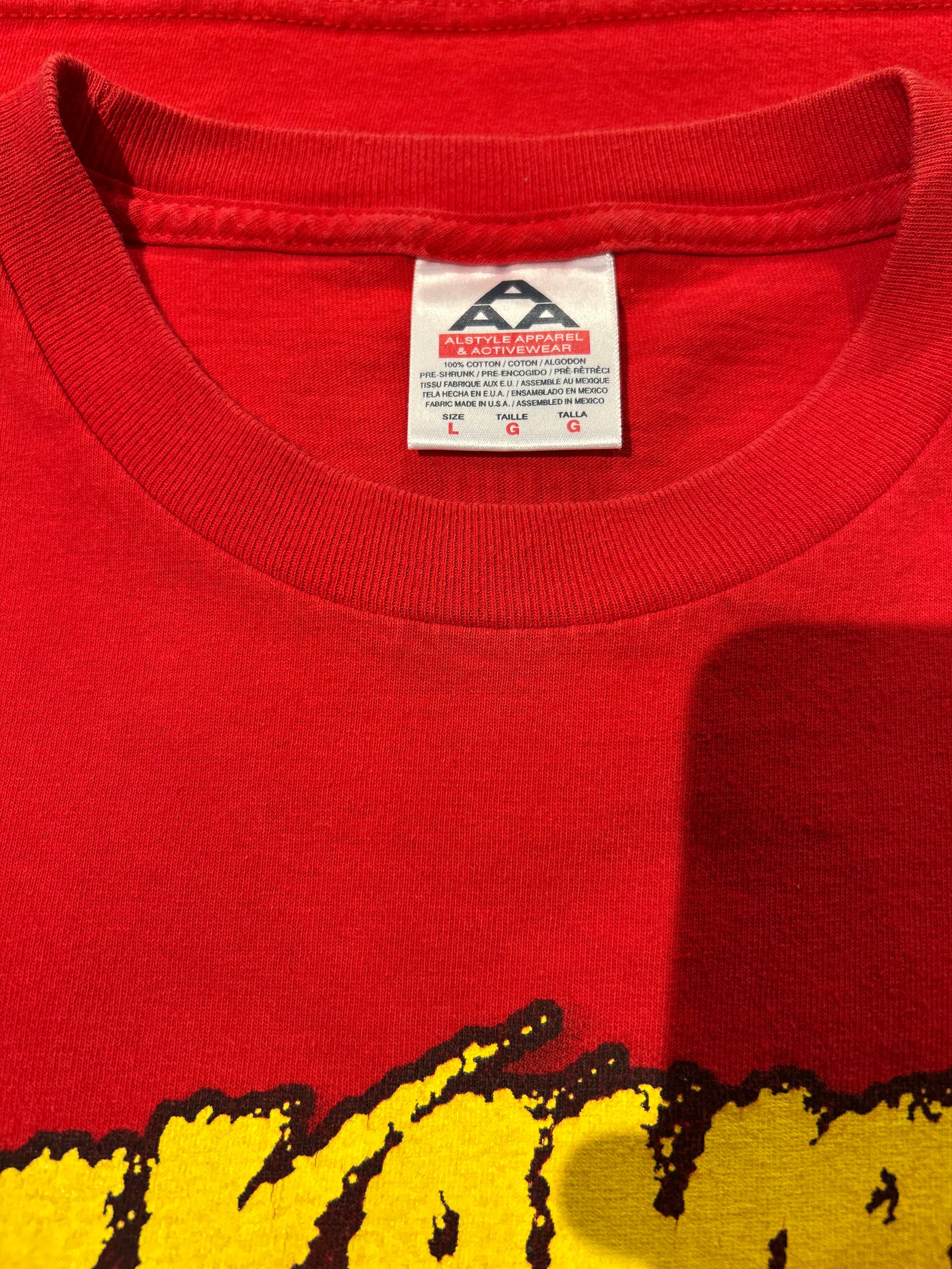 WWF Hulk Hogan Hulkamania Still Running Wild Vintage Wrestling T Shirt Size Large