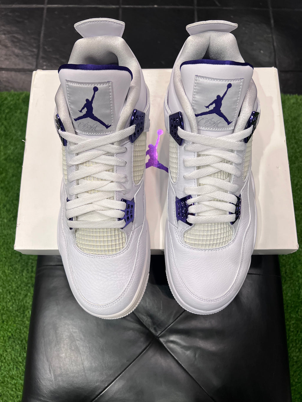 Air Jordan 4 Metallic Purple Men’s Shoes Size 13