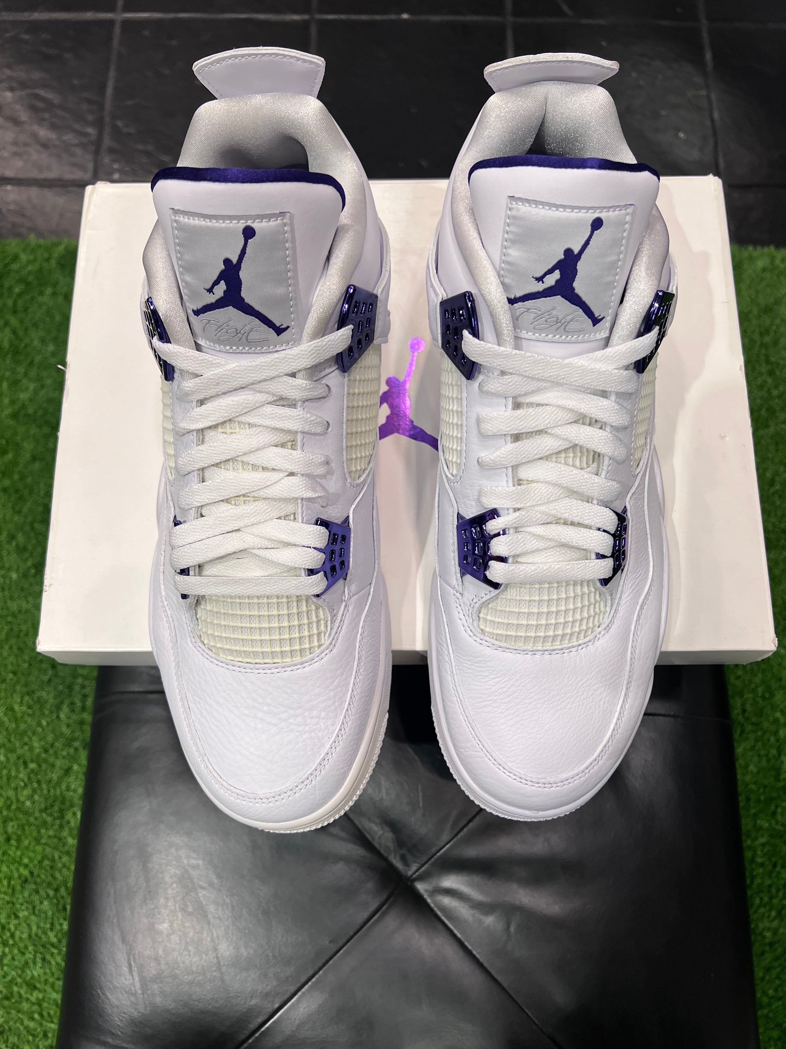 Air Jordan 4 Metallic Purple Men’s Shoes Size 13