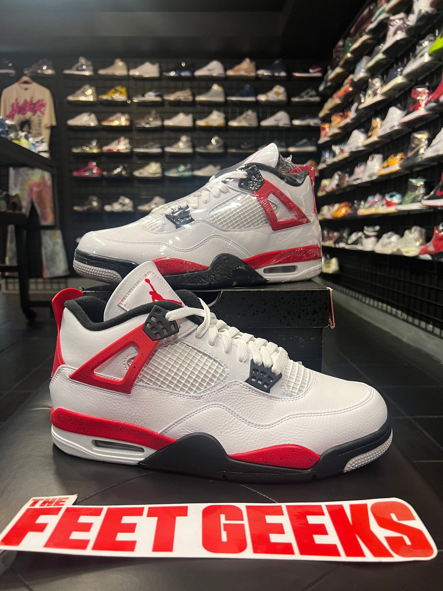 Men’s Air Jordan 4 Red Cement Brand New