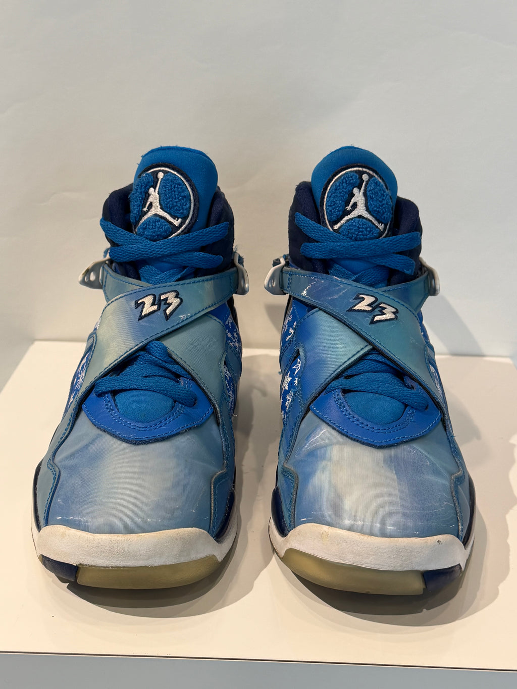 Air Jordan 8 Retro Snowflake Size 5.5y Gradeschool Shoes
