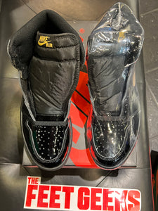Men’s Air Jordan 1 High Metallic Gold Men Shoes