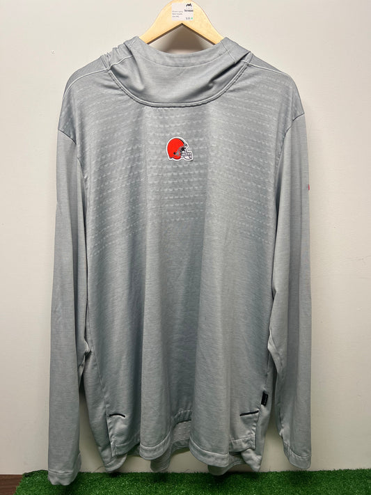 Men’s Browns Grey Nike Hoodie size XXL
