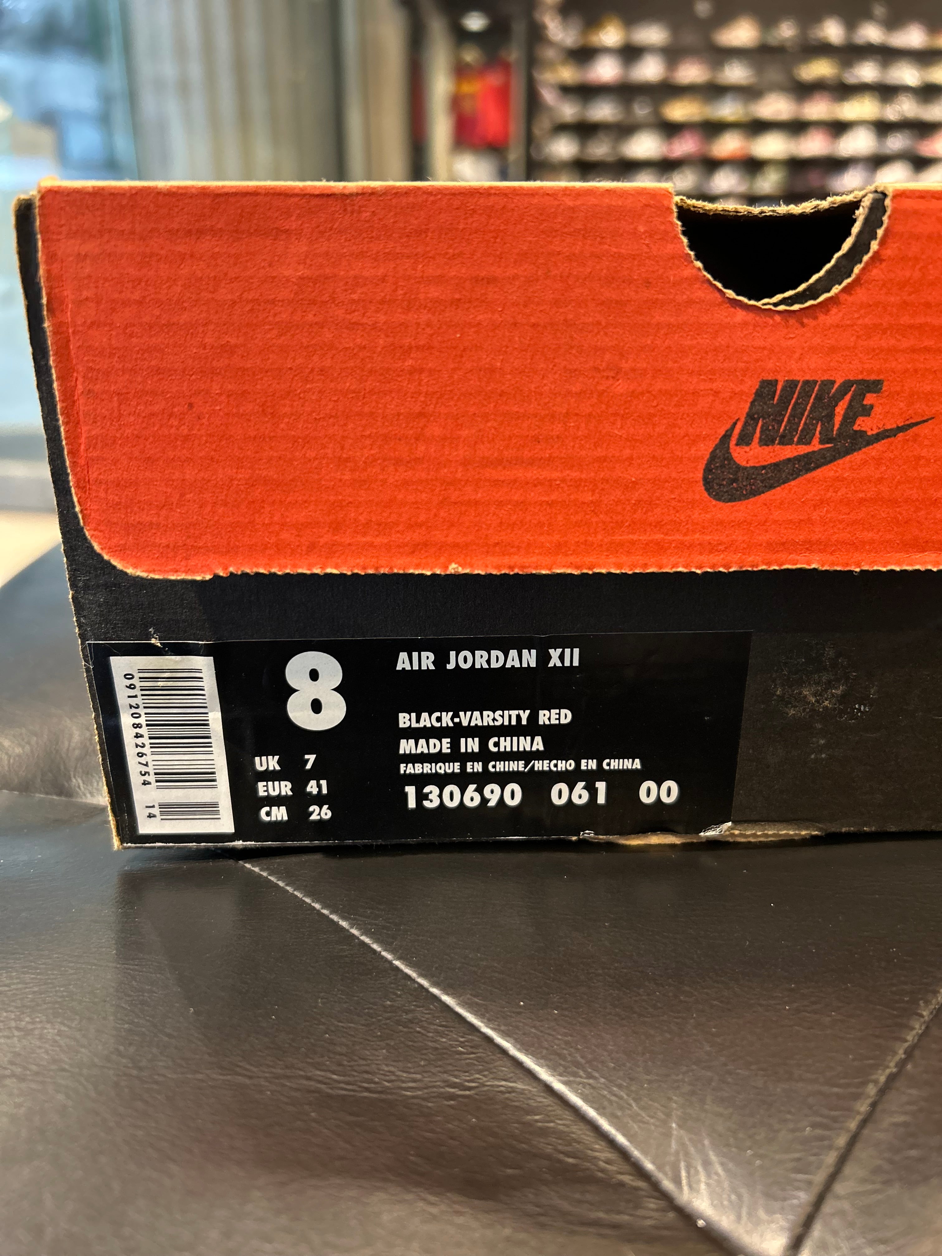 Air Jordan 12 OG 1997 Flu Game Size 8 Men’s Shoes