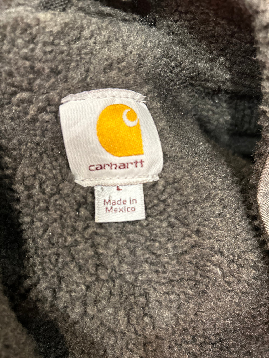 Carhartt Sherpa Lined Vest Grey Size Large Mens