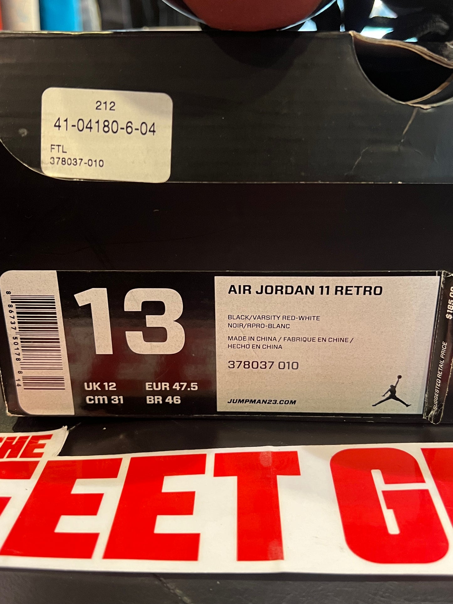 Men’s Air Jordan 11 Bred 2012 Brand New w/ Flaw
