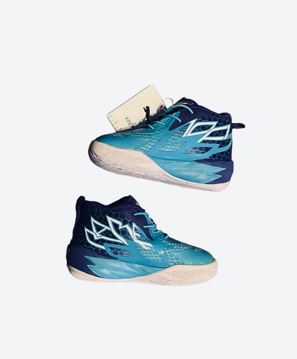 Puma MB.01 LaMelo Ball Queen City 395705-01 Toddler 7C Purple Teal NWOB New