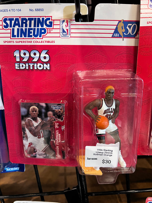 1996 Starting Lineup Dennis Rodman Orange