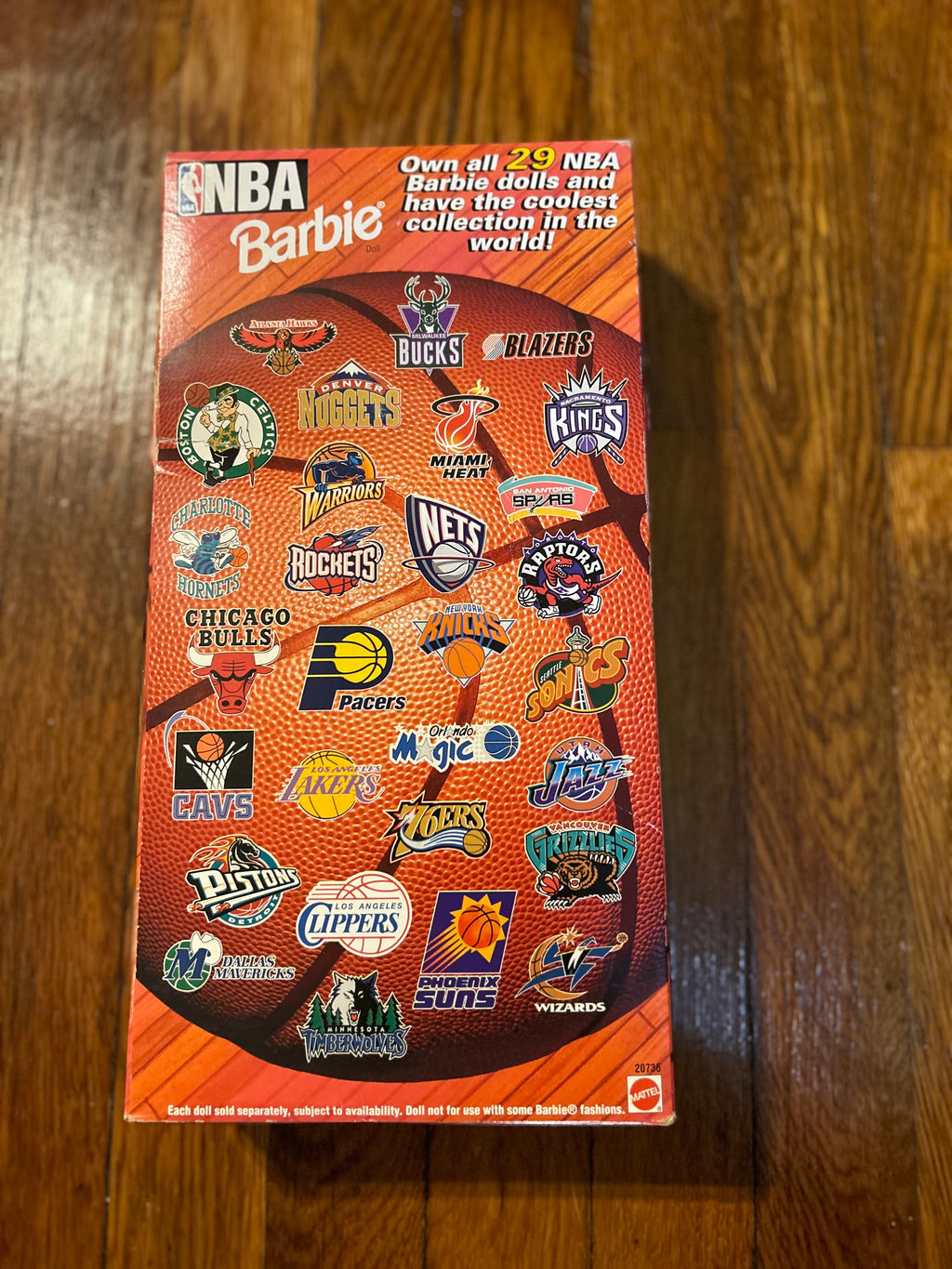 NBA Barbie Cleveland Cavaliers 1998 Mattel #20736 CAVS Sealed Vintage