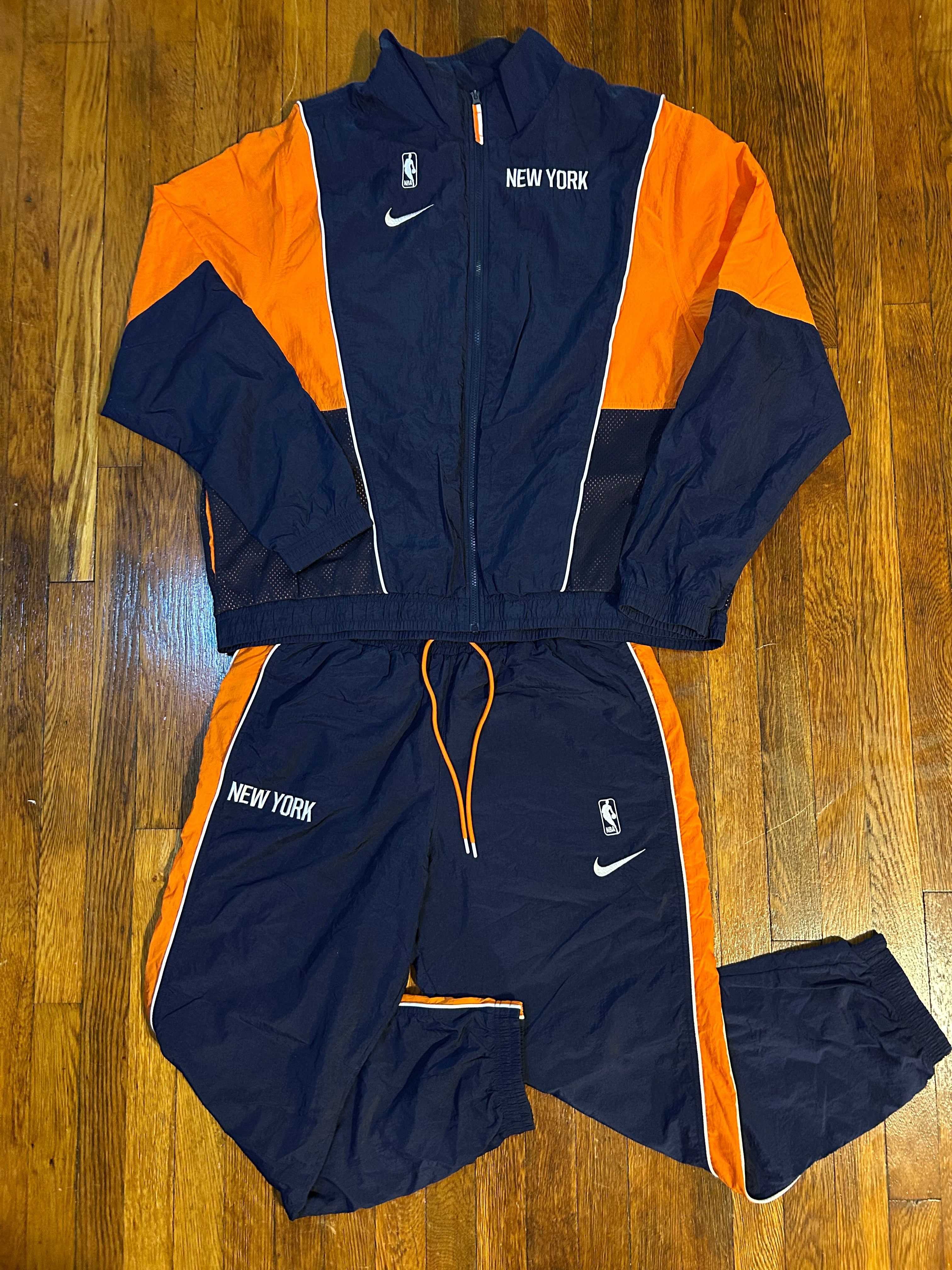 Nike NBA New York Knicks City Edition Full-Zip Warm-Up Tracksuit