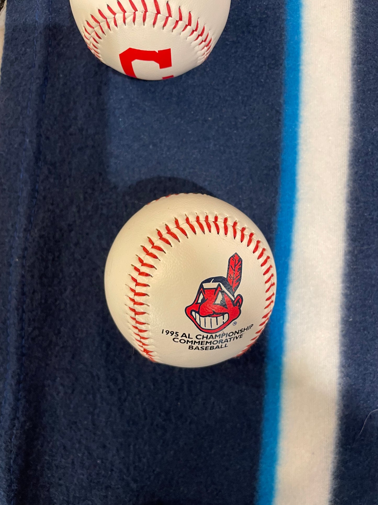 Vintage Cleveland Indians 1995 AL Champs Baseball