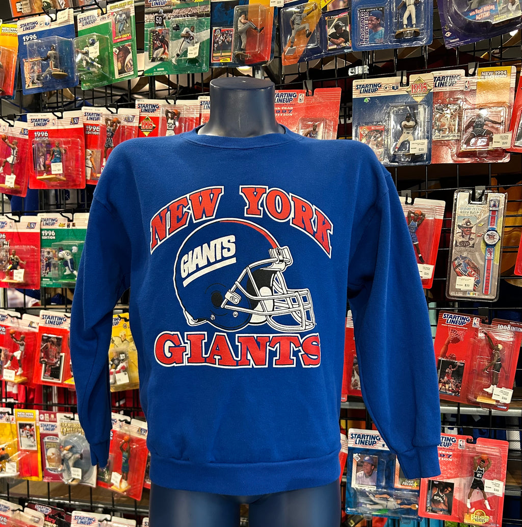 1990 Trench NY Giants Crewneck Sweatshirt Size L