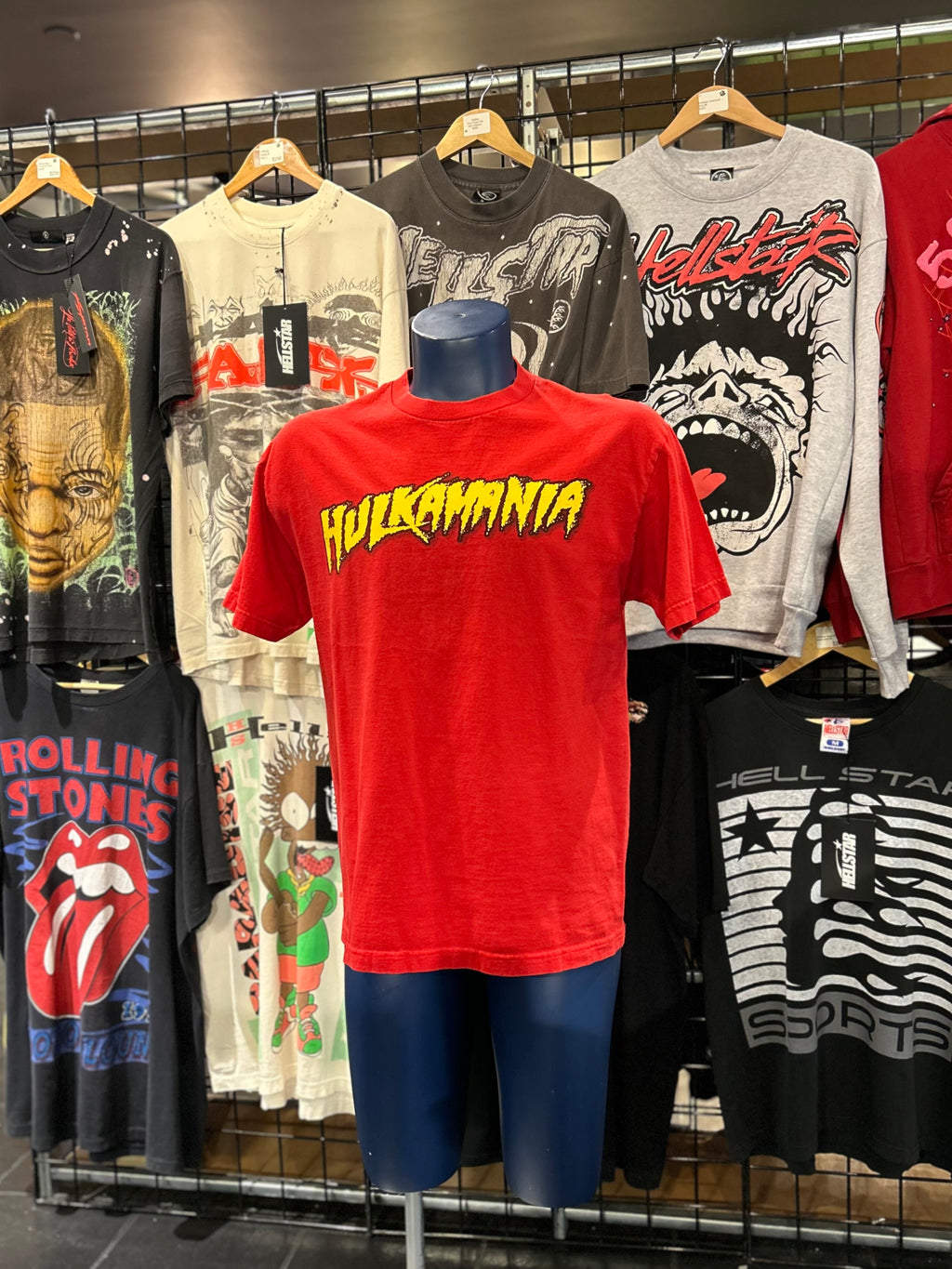 WWF Hulk Hogan Hulkamania Still Running Wild Vintage Wrestling T Shirt Size Large