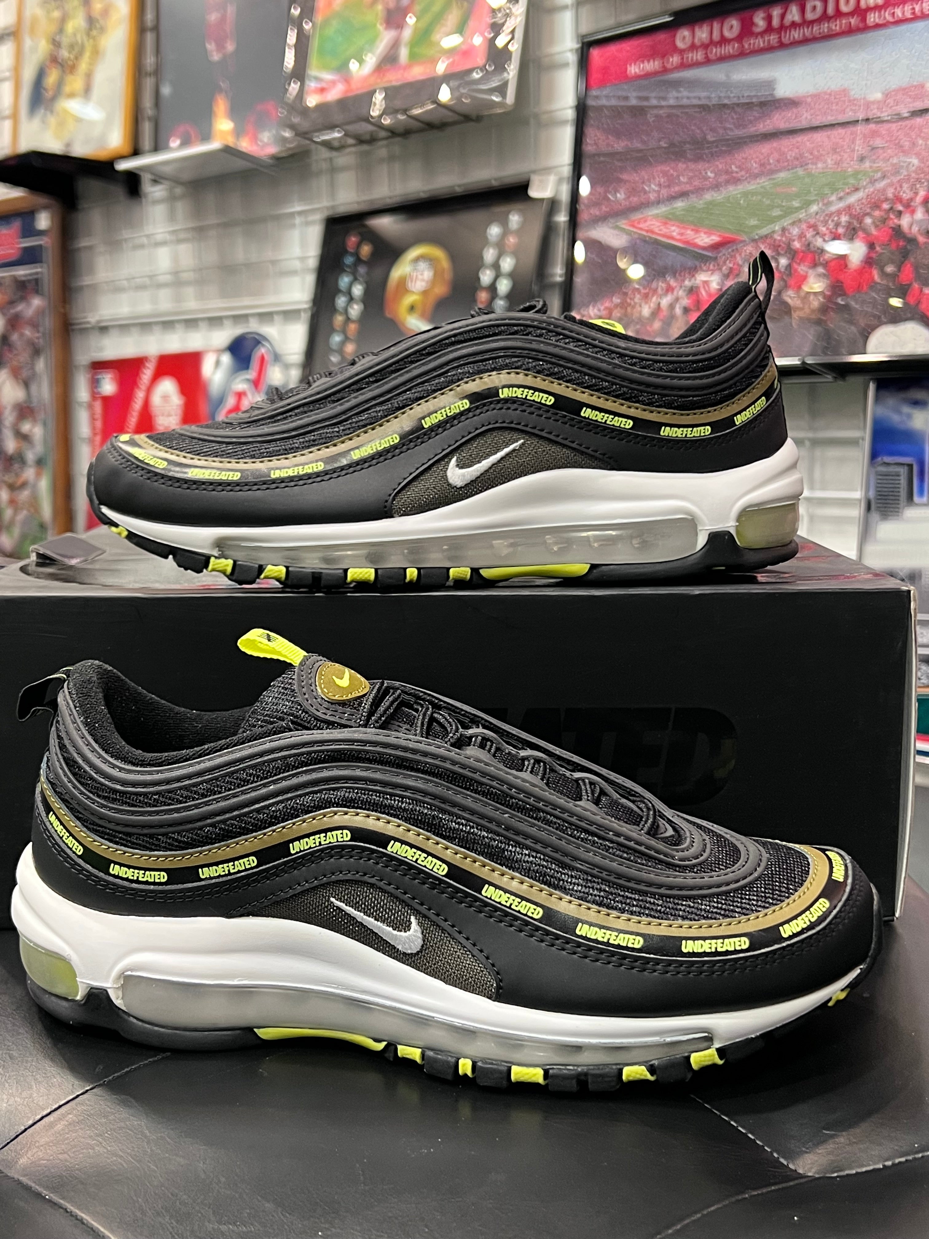 Men’s Nike Air Max 97 Undefeated Black Size 7 Shoes