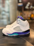 Kids Air Jordan 5 Grape Size 13C PS Shoes
