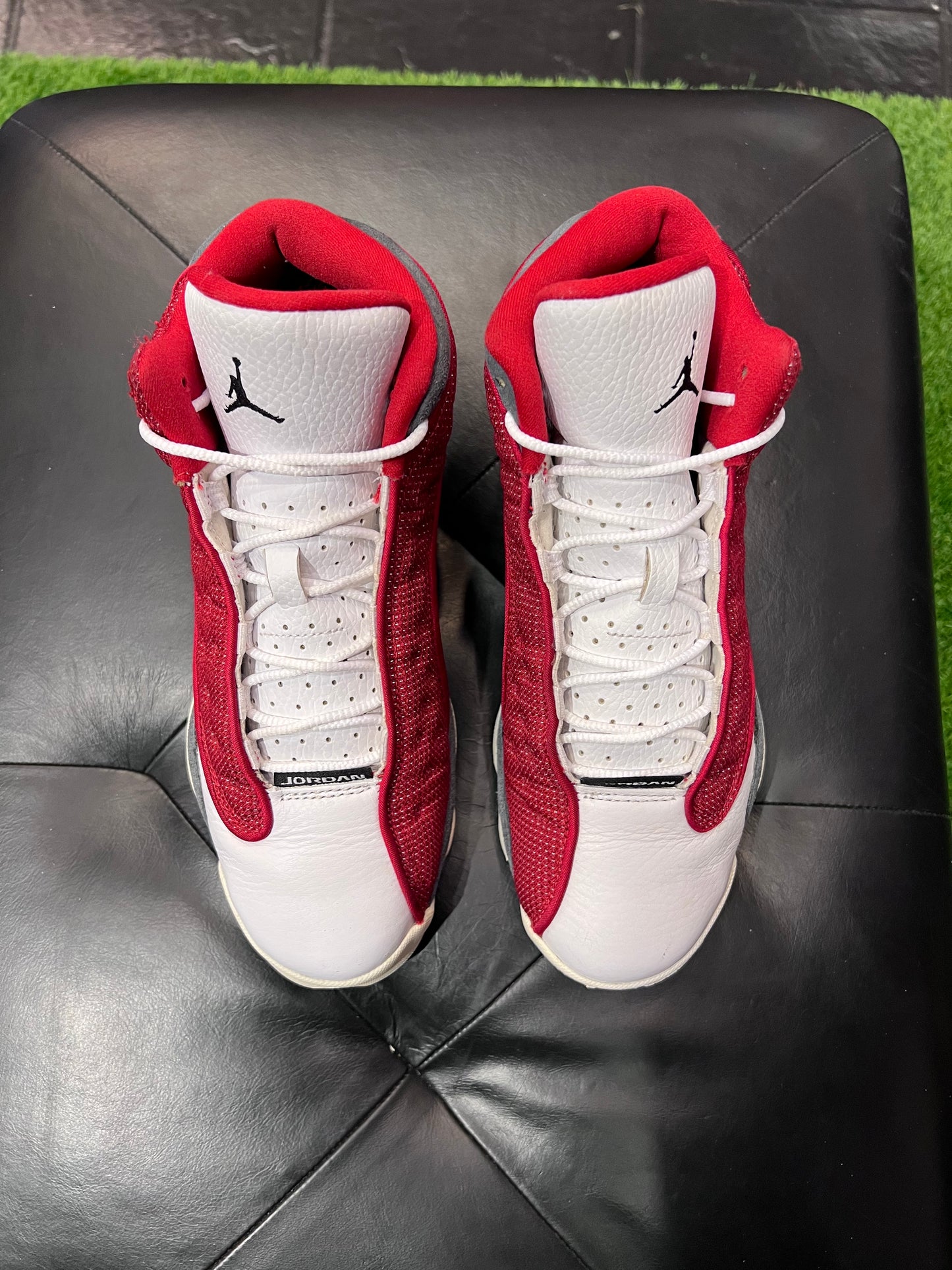 Gradeschool Air Jordan 13 Red Flint Size 7y