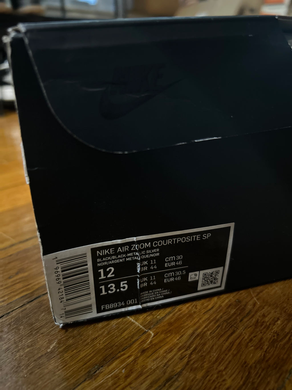 Supreme Nike Air Zoom Courtposite Size 12 Men Shoes