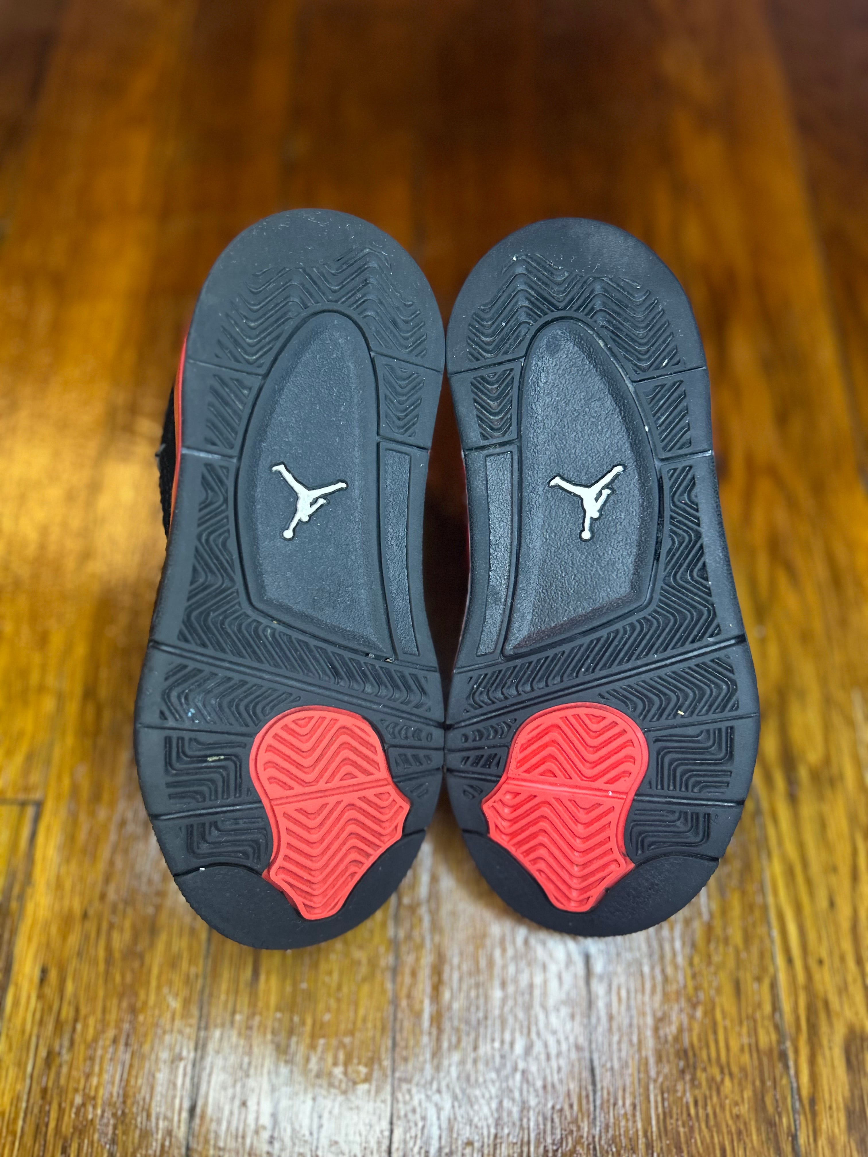 Jordan 4 Red Thunder Kids Size 11C PS Shoes