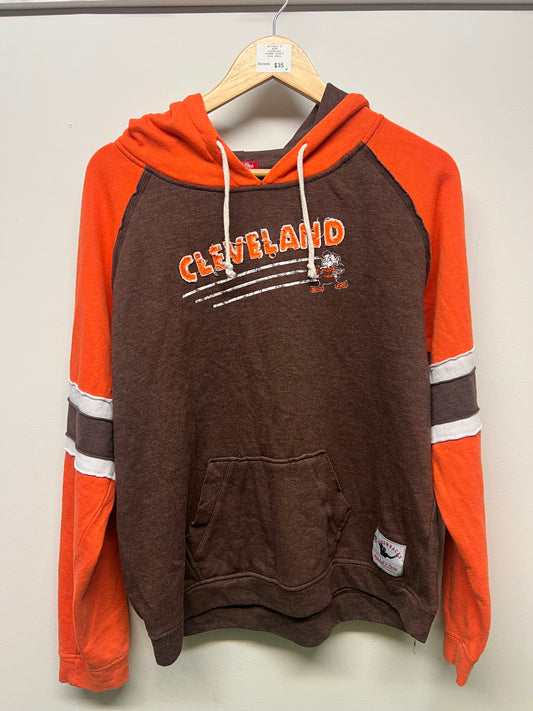Men’s Mitchell & Ness Cleveland Browns Hoodie Size Small