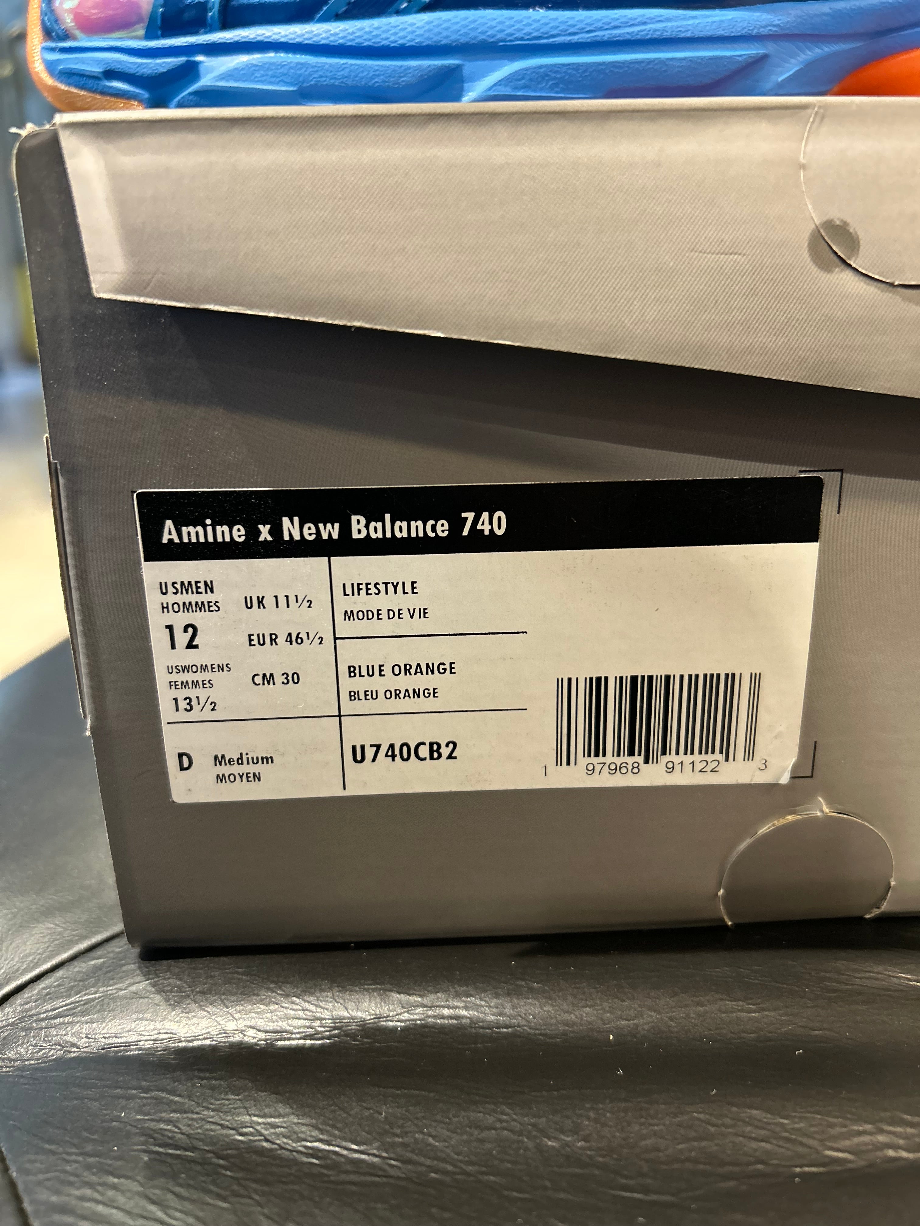 New Balance Amine 740 Size 12 Men's Shoes