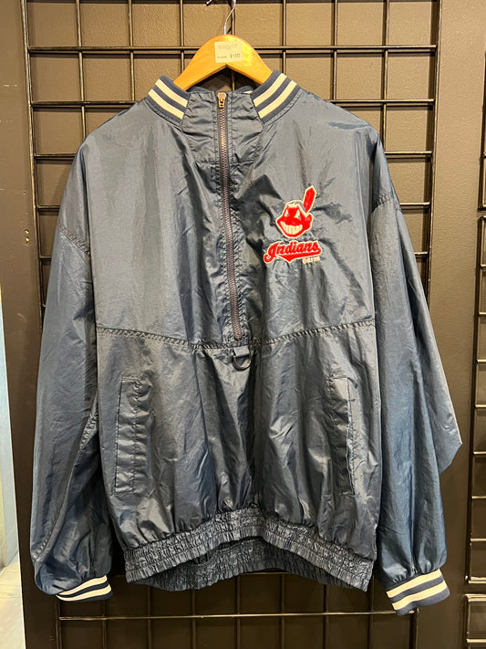 Pro Player Cleveland Indians Windbreaker Size L