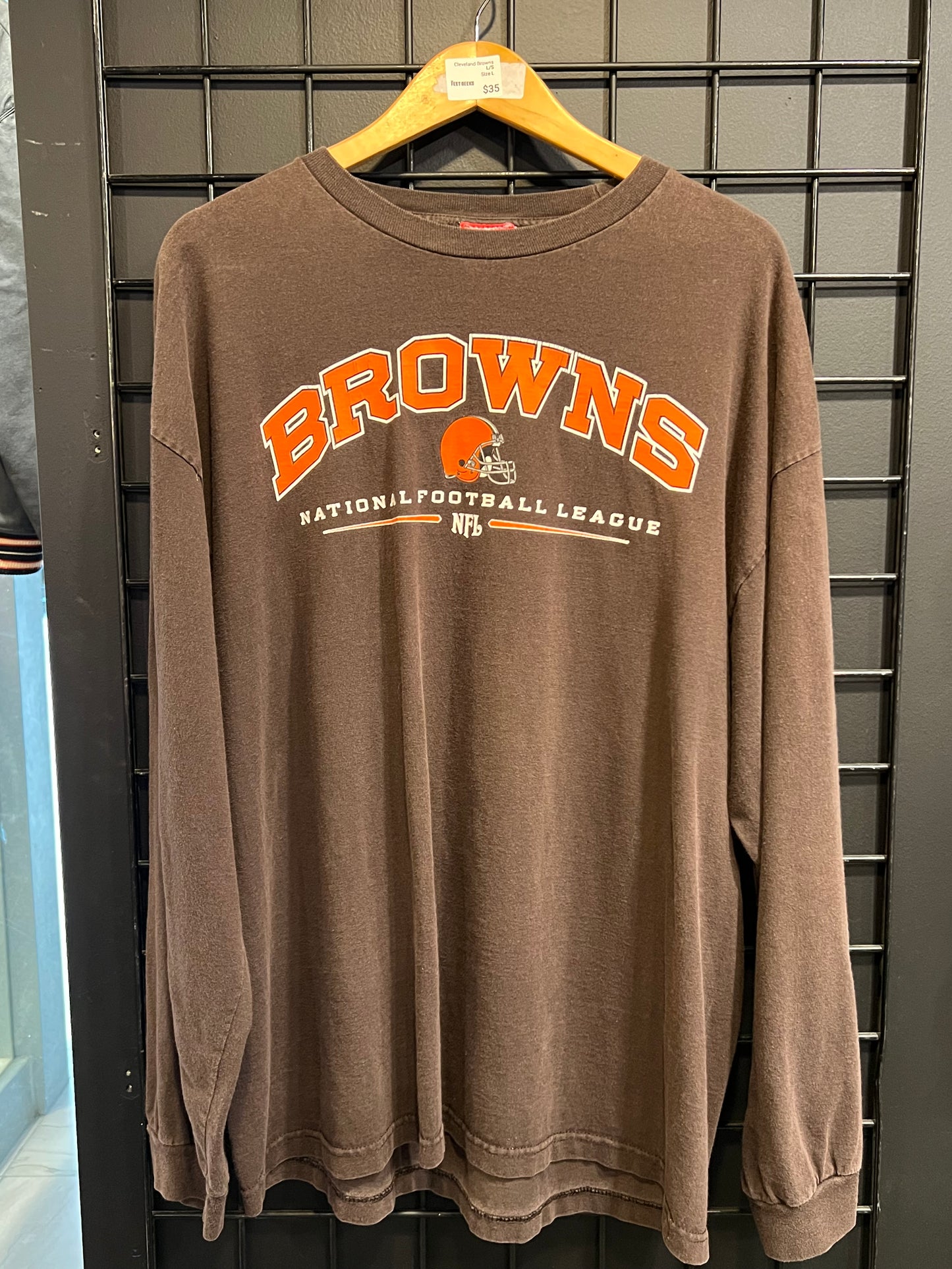 Men’s Cleveland Browns L/S Size L