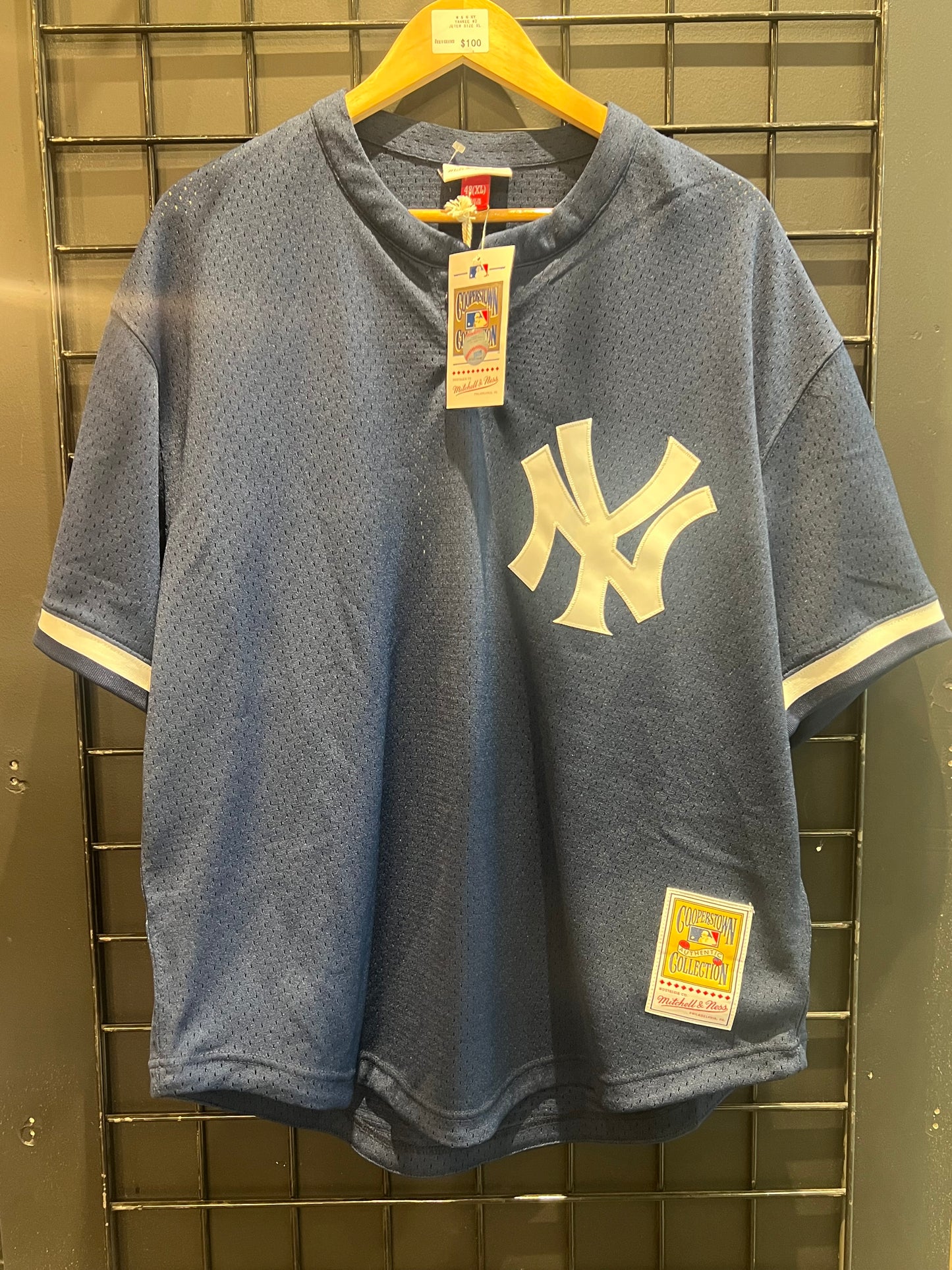 Men’s M&N NY Yankees #2 Jeter Size XL