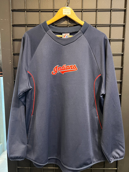 Men’s Cleveland Indians Crewneck Size L