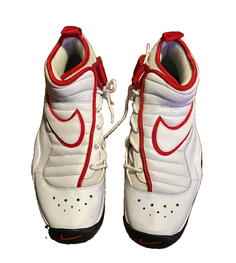 Nike Air Shake Ndestrukt Bulls OG Retro 880869-100 White Red Black Size 12 Mens NEW No Box Dennis Rodman Worm