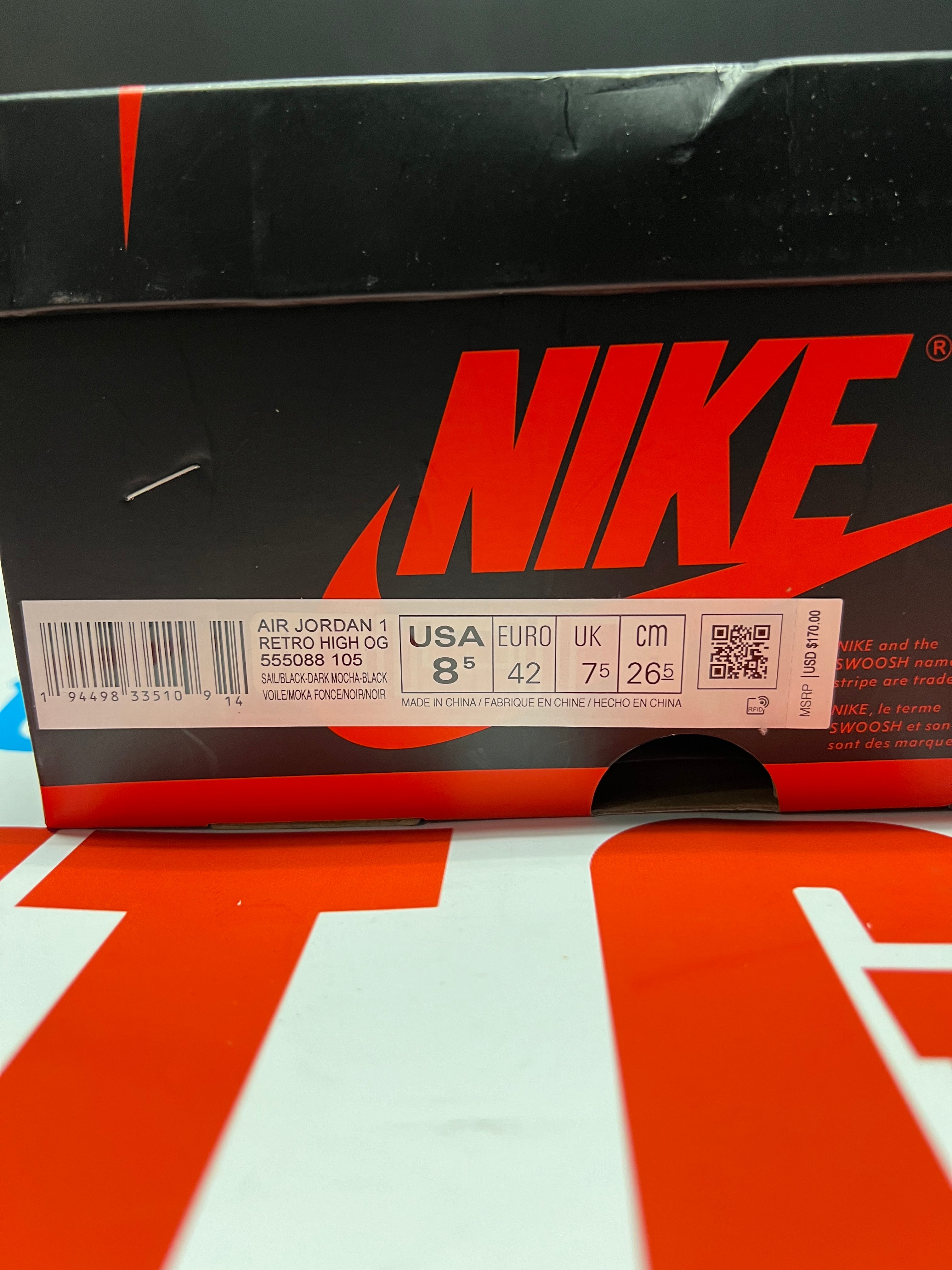 Air Jordan 1 Dark Mocha Brand New