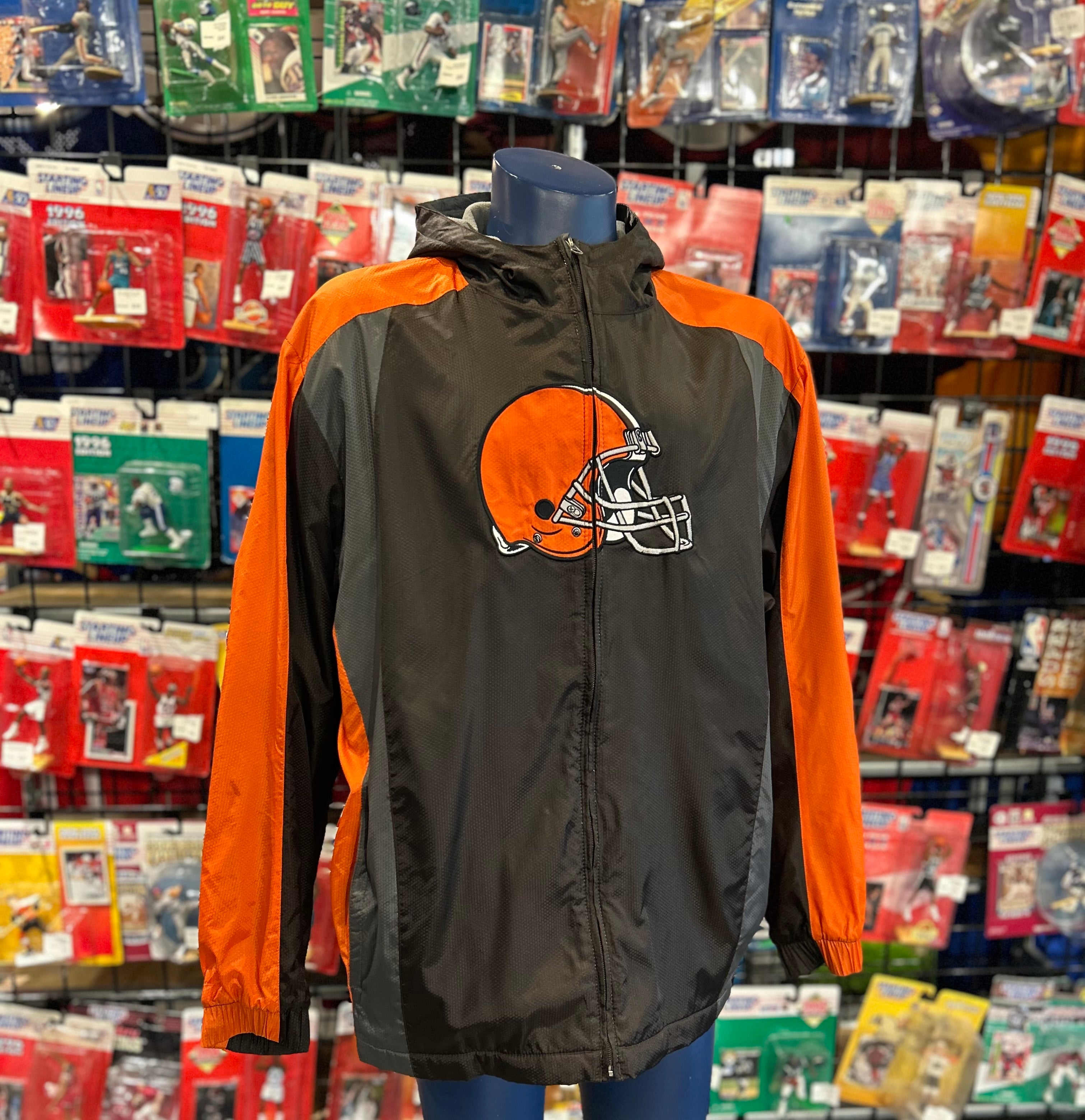 NFL Team Cleveland Browns Jacket Fleece Lined Size XL Men’s