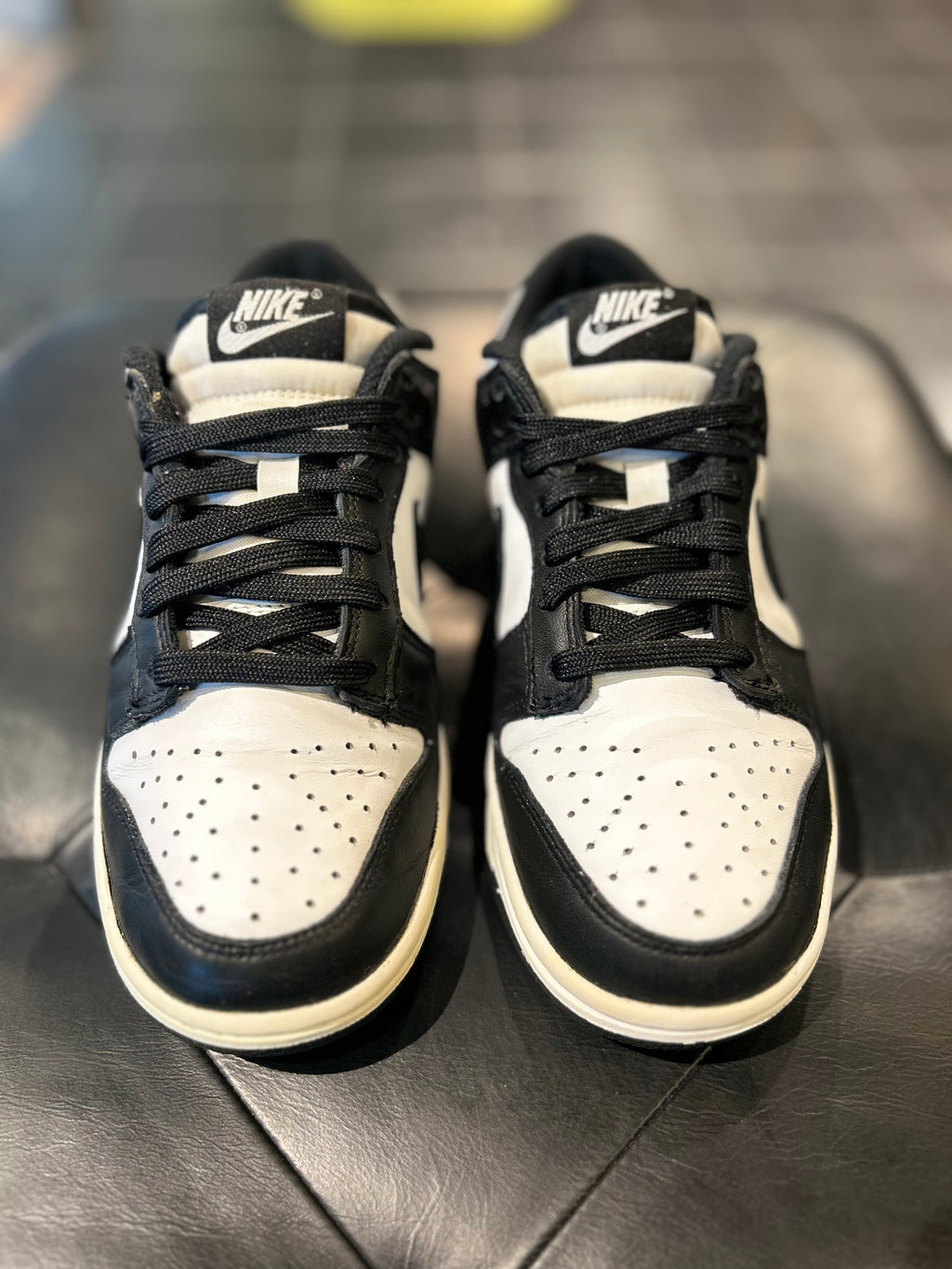 Nike Dunk Low Black White Size 6 Women’s Shoes