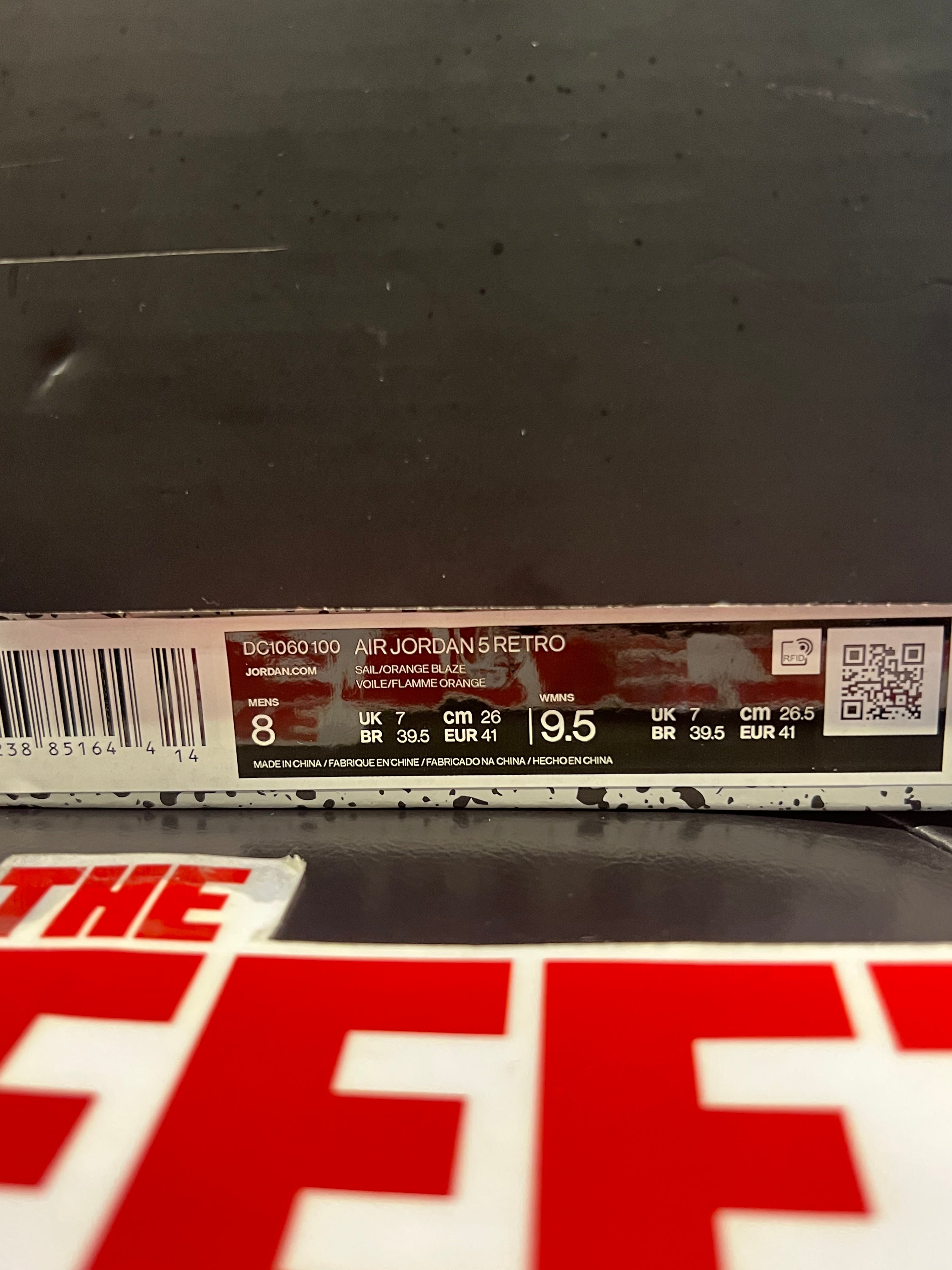 Men’s Air Jordan 5 Shattered Backboard Size 8 Pre-Owned