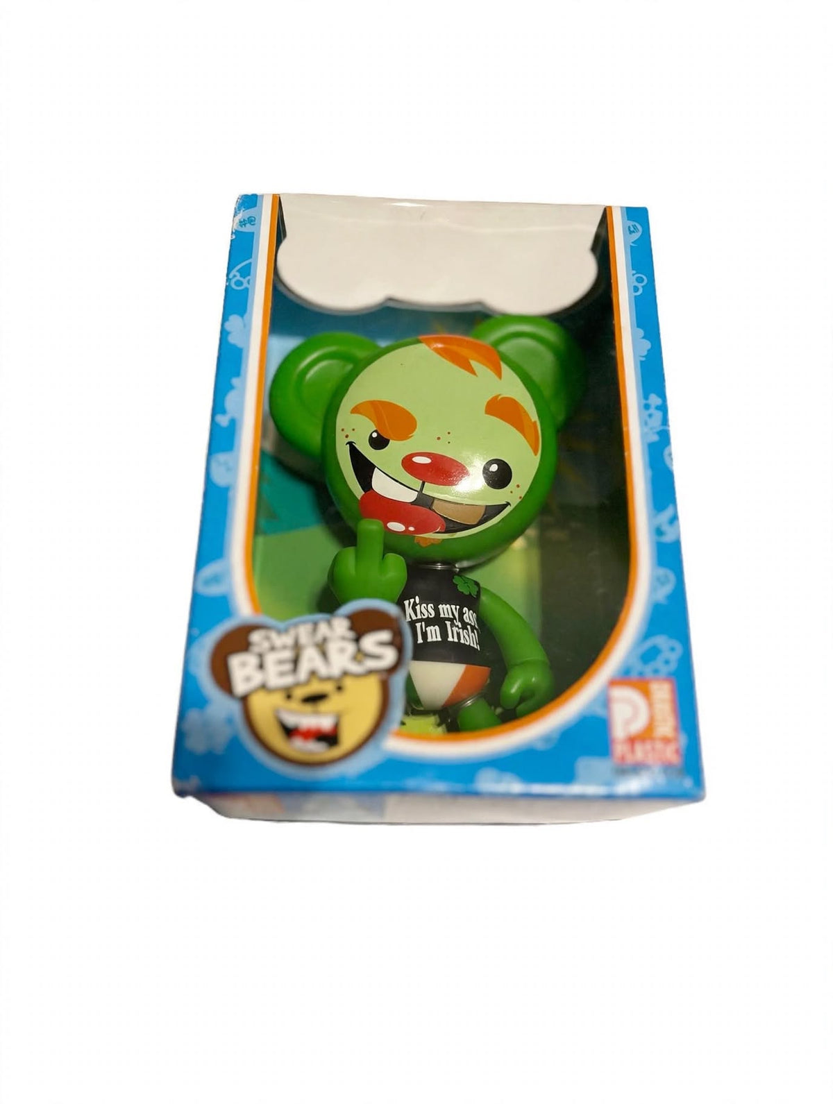Swear Bears Series 1 Irish Bear Middle Finger 2004 Brand New Sealed Box