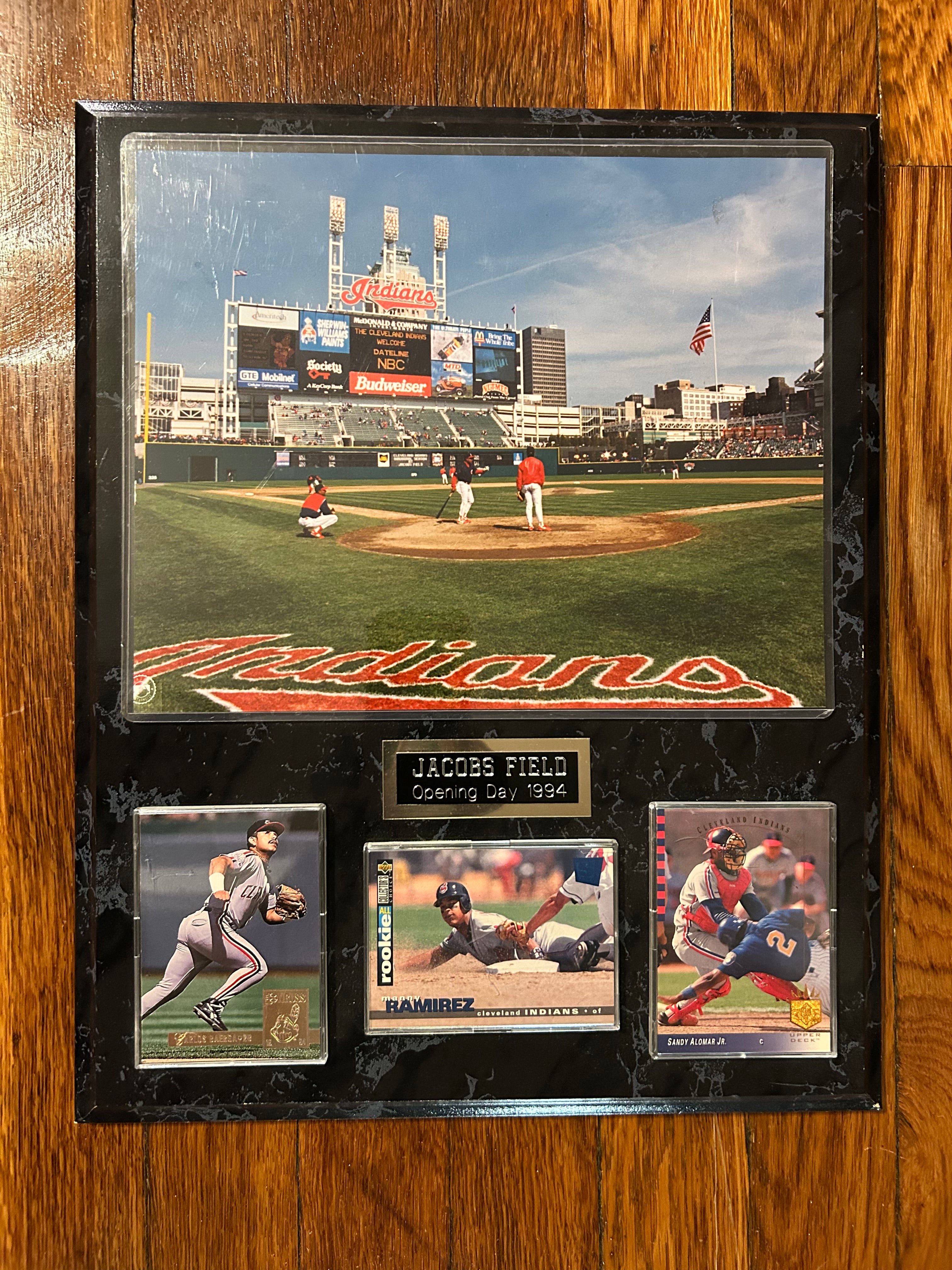 Cleveland Indians 1994 Jacob’s Field Opening Day Plaque