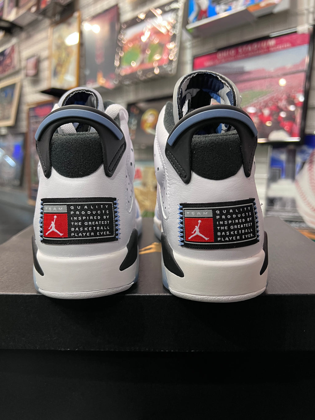 Gradeschool Air Jordan 6 UNC Size 5y