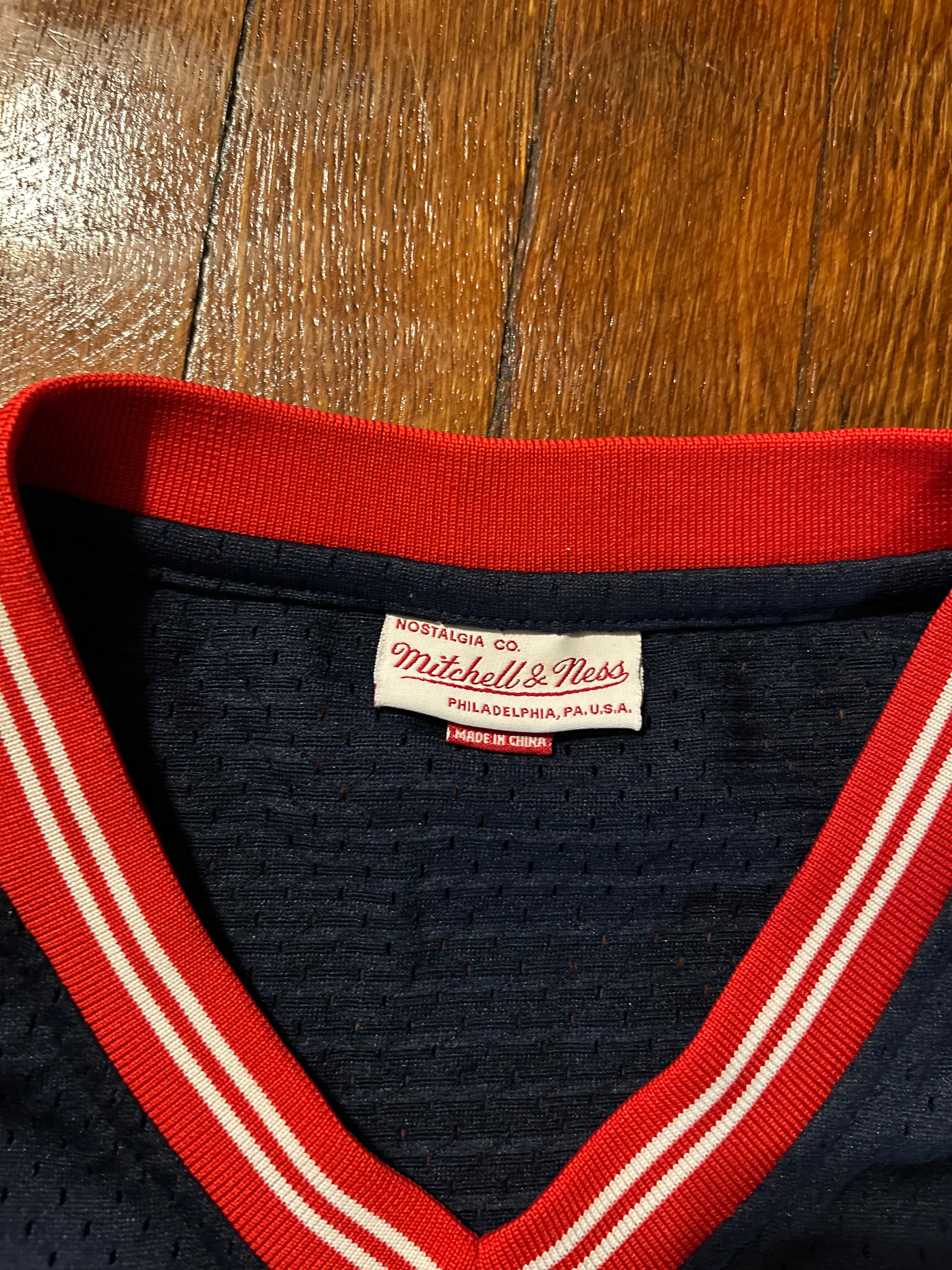Cleveland Indians Joe Carter 1986 Mitchell & Ness Jersey