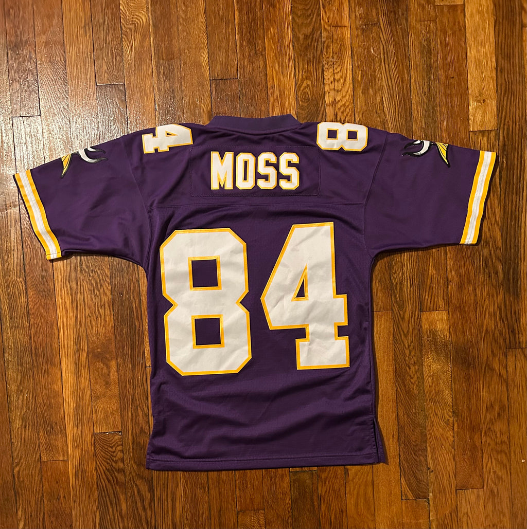 Mitchell and Ness Randy Moss Minnesota Vikings 1998 NFL Throwback Jersey Size Small