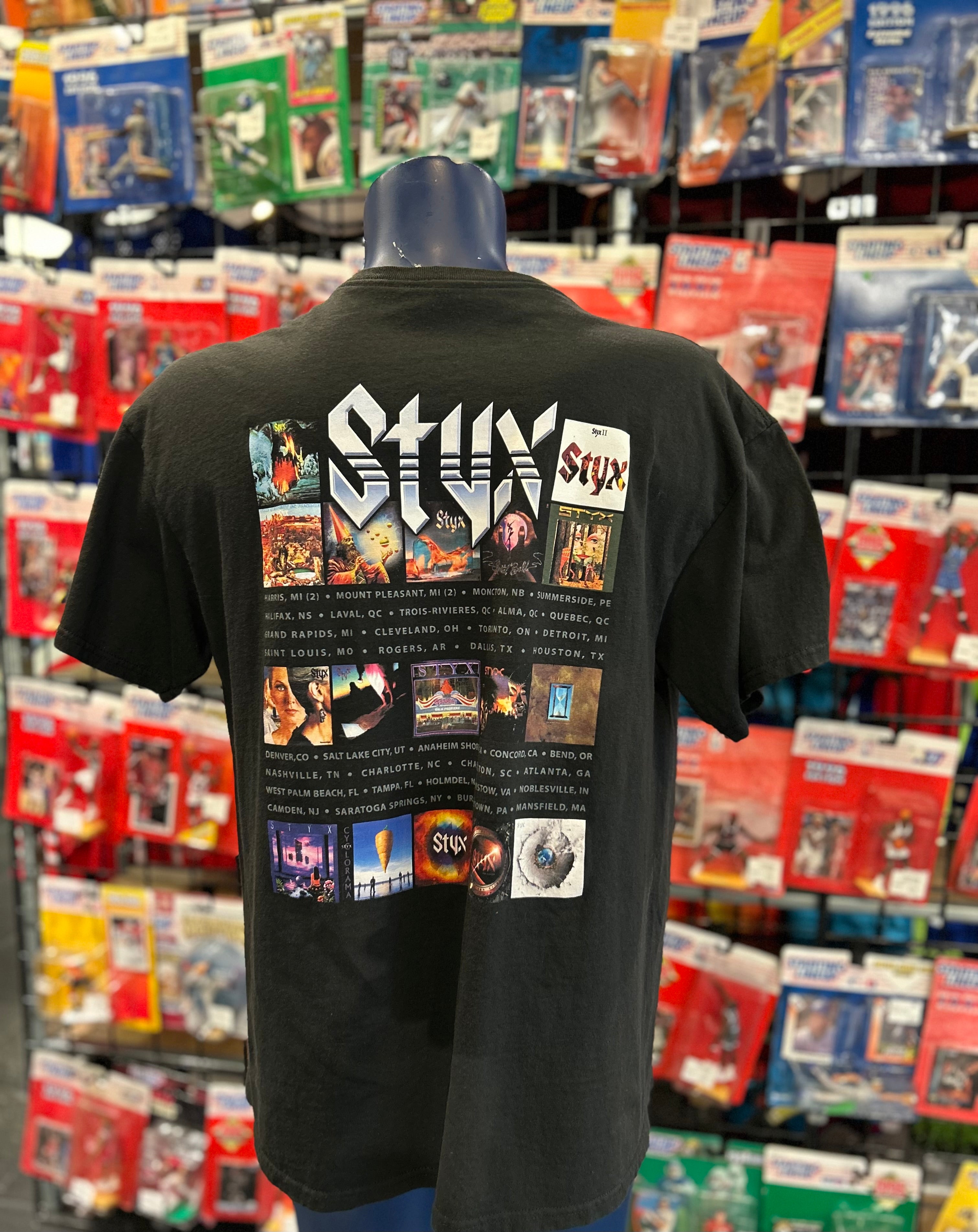 vintage rock band Styx Tour t-shirt size XL