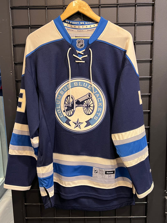 Reebok Blue Jackets #43 Hartnell Jersey Size L