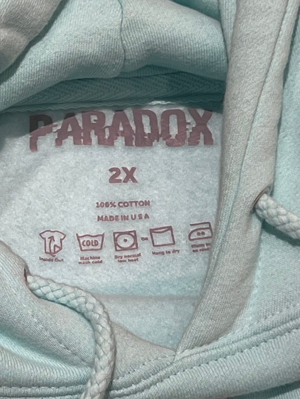 Mens Paradox Save the Bullet Size 2XL Hoodie