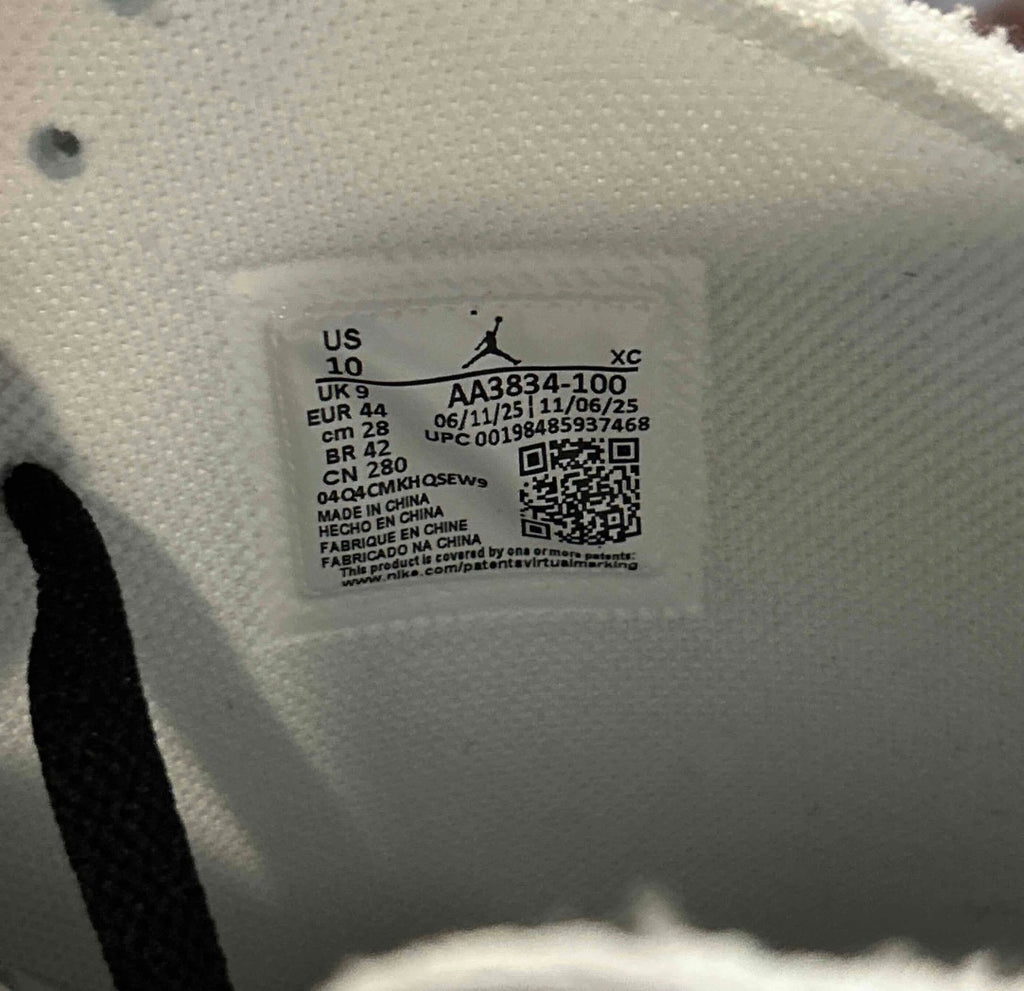 Virgil Abloh Archive x Air Jordan 1 Retro OG High Alaska Size 10 Men’s shoes